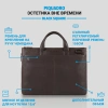 Сумка для ноутбука Piquadro Black Square CA4021B3/TM темно-коричневый натур.кожа