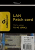 Патч-корд PP6U-0.25M/B 10000G UTP 4 пары cat6 CCA molded 0.25м синий RJ-45 (m)-RJ-45 (m)
