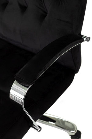 Кресло руководителя Бюрократ T-9928SL Fabric черный Italia Black крестов. металл хром