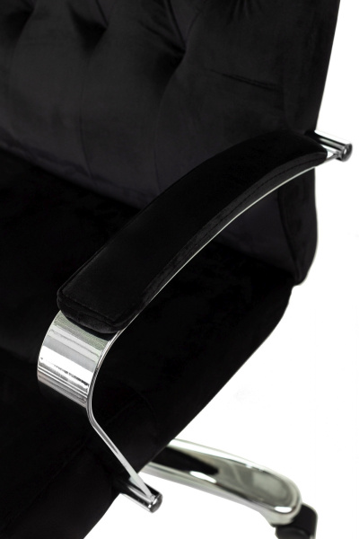 Кресло руководителя Бюрократ T-9928SL Fabric черный Italia Black крестов. металл хром