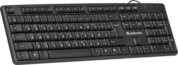 Клавиатура Defender Element HB-520 черный USB