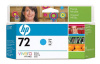 Картридж струйный HP 72 C9371A голубой (130мл) для HP DJ T1100/T610