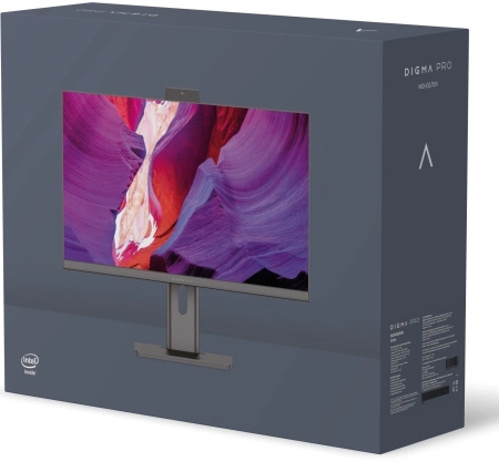 Моноблок Digma Pro Unity 23.8" Full HD i3 12100 (3.3) 16Gb SSD512Gb UHDG CR Windows 11 Professional GbitEth WiFi BT 90W клавиатура мышь Cam серый/черный 1920x1080