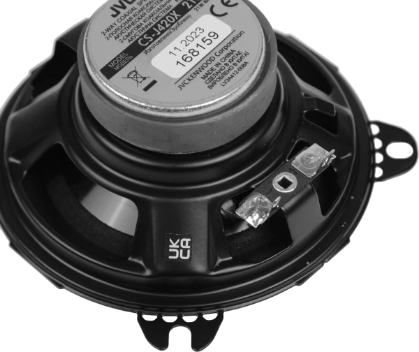 Колонки автомобильные JVC CS-J420X (без решетки) 210Вт 90дБ 4Ом 10см (4дюйм) (ком.:2кол.) коаксиальн