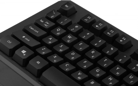 Клавиатура Acer OKW300 черный USB for gamer LED (ZL.KBDCC.019)