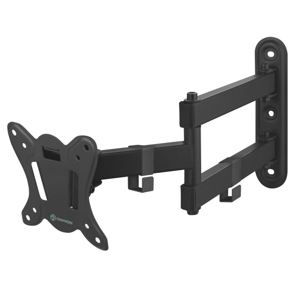 Кронштейн для телевизора Onkron R4 черный 10"-32" макс.25кг настенный поворот и наклон