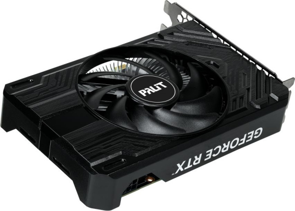 Видеокарта Palit PCI-E 4.0 RTX4060 STORMX NVIDIA GeForce RTX 4060 8Gb 128bit GDDR6 1830/17000 HDMIx1 DPx3 HDCP Ret