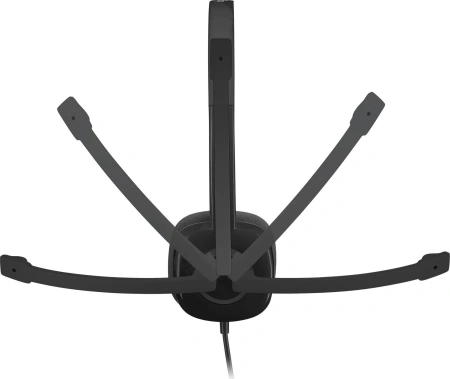 Наушники с микрофоном Logitech H151 черный 1.8м накладные (981-000590)