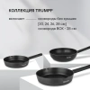 Сковорода Rondell Trumpf RDA-1342 круглая 24см покрытие: Xylan Plus ручка несъемная (без крышки) черный