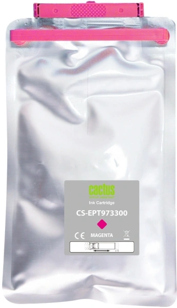Картридж струйный Cactus CS-EPT973300 T9733 пурпурный (330мл) для Epson WorkForce WF-C869RD3TWFC/WF-C869RDTWF