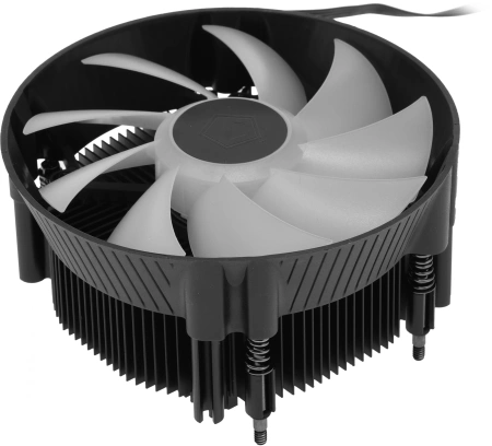 Устройство охлаждения(кулер) ID-Cooling DK-07A RAINBOW RGB Soc-AM5/AM4 черный/белый 4-pin 14-26dB Al 125W 400gr Ret