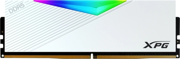 Память DDR5 2x16GB 6000MHz A-Data AX5U6000C3016G-DCLARWH XPG Lancer RGB RTL PC5-48000 CL30 DIMM 288-pin 1.35В kit single rank с радиатором Ret