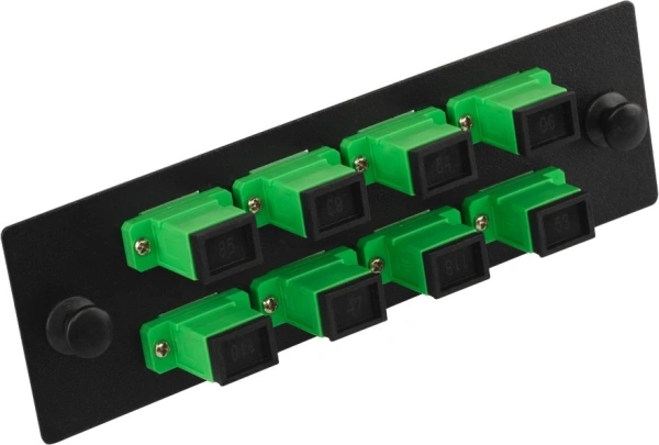 Панель Lanmaster LAN-APM-8X2LC/OS2 1/4 19" 8xLC дупл. 9/125 OS2 (упак.:1шт)
