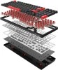 Клавиатура A4Tech Bloody WS98 механическая черный USB беспроводная BT/Radio Multimedia for gamer LED (WS98)