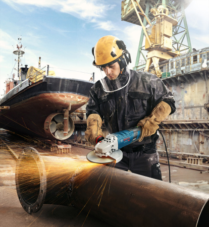 Углошлифовальная машина Bosch GWS 30-180 B 2800Вт 8500об/мин рез.шпин.:M14 d=180мм (06018G0000)