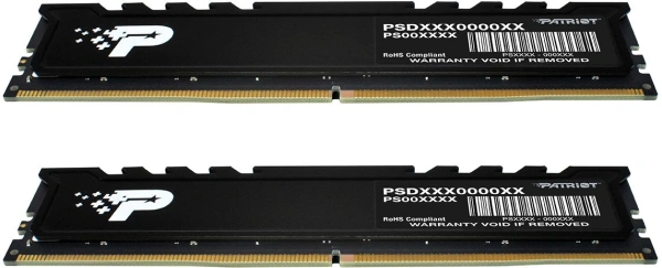 Память DDR5 2x8GB 4800MHz Patriot PSP516G4800KH1 Signature Premium RTL PC5-38400 CL40 DIMM 288-pin 1