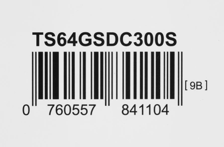 Флеш карта SDXC 64Gb Class10 Transcend TS64GSDC300S 300S w/o adapter