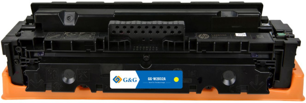Картридж лазерный G&G GG-W2032A 415A (есть ограничения по прошивке) желтый (2100стр.) для HP LJ M454/MFP M479