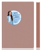 Блокнот Deli 22284BROWN 210х143мм искусст. кожа 96л коричневый