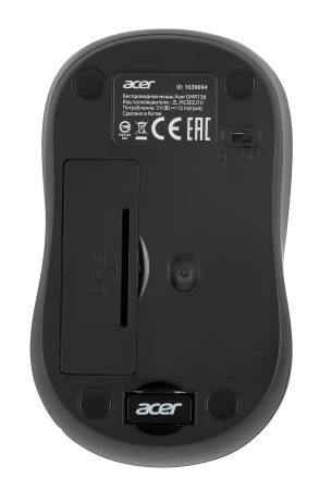 Мышь Acer OMR136 красный оптическая (1000dpi) беспроводная USB для ноутбука (2but)