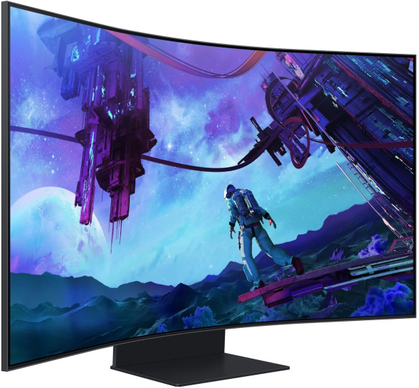 Монитор Samsung 55" S55CG97WNI VA WQ чер HDMI DP USB M/M HAS Piv 165Hz 600cd In Cur