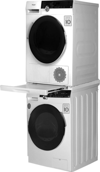 Сушильная машина Weissgauff WD 599 DC Inverter Heat Pump кл.энер.:A+++ макс.загр.:9кг белый (426593)