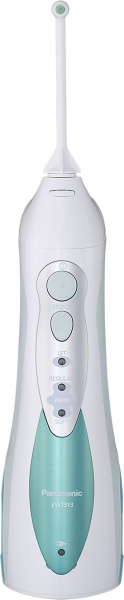 Ирригатор Panasonic EW1313 микроп.техн. 2насад. белый/бирюзовый