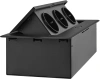 Розетка Cactus CS-SOCKET-EU3-BK для столешницы 26.5x11.8x6.5см черный