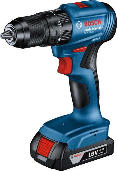 Дрель-шуруповерт Bosch GSR 185-LI аккум. патрон:быстрозажимной (06019K3005)