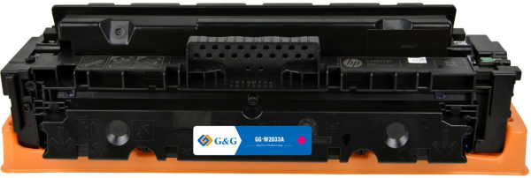 Картридж лазерный G&G GG-W2033A 415A (есть ограничения по прошивке) пурпурный (2100стр.) для HP LJ M454/MFP M479