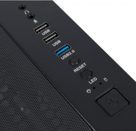 Корпус Formula V-LINE 7713 черный без БП ATX 3x120mm 6x140mm 2xUSB2.0 1xUSB3.0 audio bott PSU