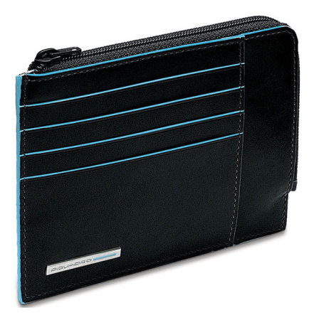 Чехол для кредитных карт Piquadro Blue Square PU1243B2R/N черный натур.кожа