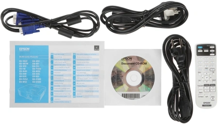 Проектор Epson EB-FH52 LCD 4000Lm (1920x1080) 16000:1 ресурс лампы:5500часов 1xUSB typeA 1xUSB typeB 2xHDMI 3.1кг