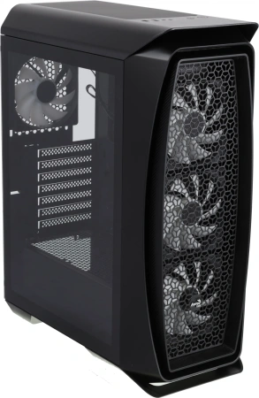 Корпус Aerocool Aero One Frost-G-BK-v1 черный без БП ATX 2x120mm 2x140mm 2xUSB3.0 audio bott PSU