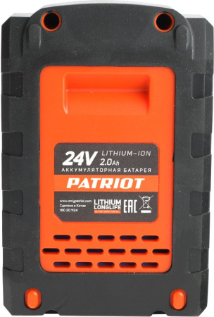 Батарея аккумуляторная Patriot 180201124 24В 2Ач Li-Ion