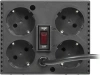 Стабилизатор напряжения Powercom TCA-1200 600Вт 1200ВА черный