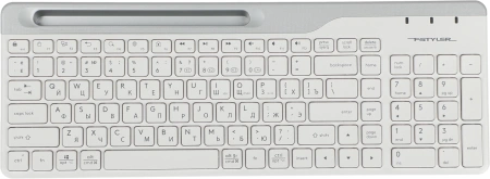 Клавиатура A4Tech Fstyler FBK25 белый/серый USB беспроводная BT/Radio slim Multimedia