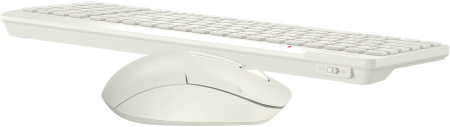 Клавиатура + мышь A4Tech Fstyler FG2300 Air клав:бежевый мышь:бежевый USB беспроводная slim (FG2300
