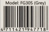 Мышь A4Tech Fstyler FG30S серый оптическая (2000dpi) silent беспроводная USB (6but)