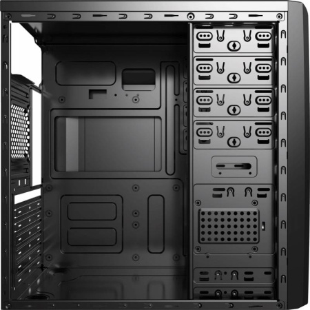 Корпус Aerocool CS-1101 черный без БП ATX 2x120mm 1x140mm 2xUSB2.0 1xUSB3.0 audio