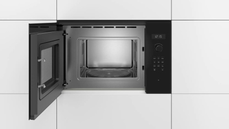Микроволновая печь Bosch BFL524MB0 20л. 800Вт черный (встраиваемая)