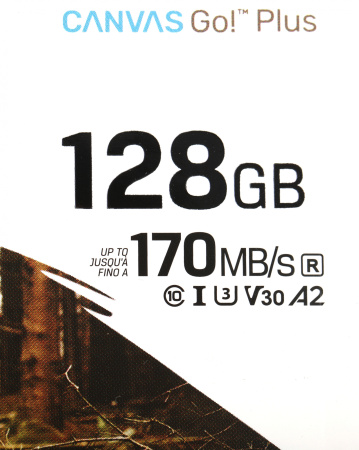 Флеш карта microSDXC 128Gb Class10 Kingston SDCG3/128GB Canvas Go! Plus + adapter