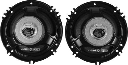 Колонки автомобильные Pioneer TS-R1651S-2 (без решетки) 300Вт 90дБ 4Ом 16.5см (6 1/2дюйм) (ком.:2кол.) коаксиальные трехполосные