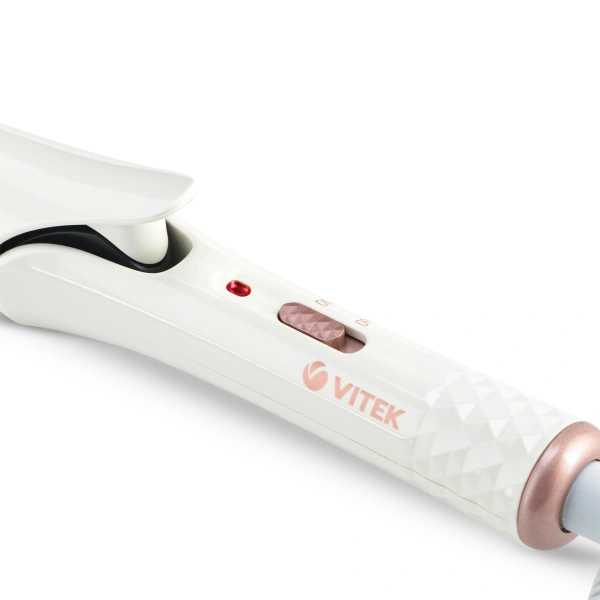 Выпрямитель Vitek VT-8406 25Вт белый макс.темп.:200С покрытие:керамико-турмалиновое