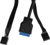 Корпус Aerocool Glider Cosmo-G-BK-v1 черный без БП ATX 2x120mm 2xUSB2.0 1xUSB3.0 audio