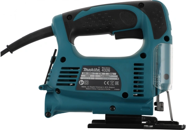 Лобзик Makita 4326 450Вт 3100ходов/мин от электросети