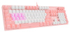 Клавиатура A4Tech Bloody B800 Dual Color механическая розовый/белый USB for gamer LED