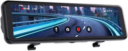 Видеорегистратор TrendVision CarPlay Mirror черный 2Mpix 2160x3840 2160p 150гр. MSTAR 8826