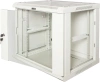 Шкаф коммутационный Lanmaster Pro (TWT-CBWPG-15U-6X4-GY) настенный 15U 600x450мм пер.дв.стекл 60кг серый 350мм 768мм IP20 металл