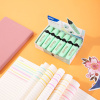 Текстовыделитель Deli EU356-GN Macaron скошенный пиш. наконечник 1-5мм мятный